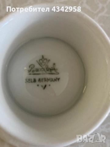 Порцеланова купичка / захарница Rosenthal Classic Platinum.1972 г., снимка 2 - Антикварни и старинни предмети - 54554957