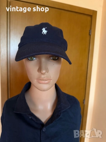 Шапка  с козирка Polo by Ralph Lauren тъмносиня