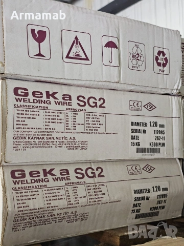 Заваръчна тел GEKA - SG 2 - 15 КГ !, снимка 2 - Други инструменти - 54624485
