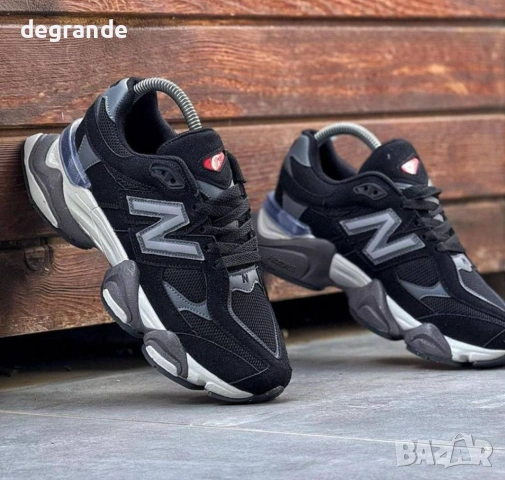 👟NewBalance 9060 Черно и Сиво  36 37 40 41 43 44, снимка 3 - Маратонки - 54756060
