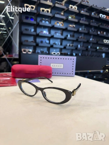 Очила + висок клас калъф + на марката кутия + сертификат + кърпичка Gucci ray ban , снимка 3 - Слънчеви и диоптрични очила - 54485357