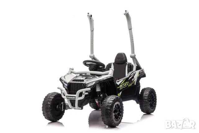 Акумулаторна кола Licensed Kawasaki KRX 1000 Grey-Black, снимка 7 - Детски велосипеди, триколки и коли - 55514959