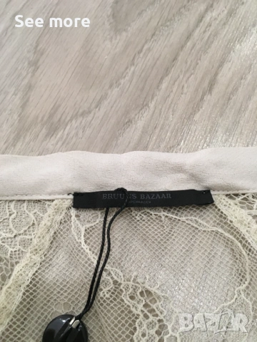 Bruuns Bazaar риза/блуза дантела S, снимка 7 - Ризи - 54000088