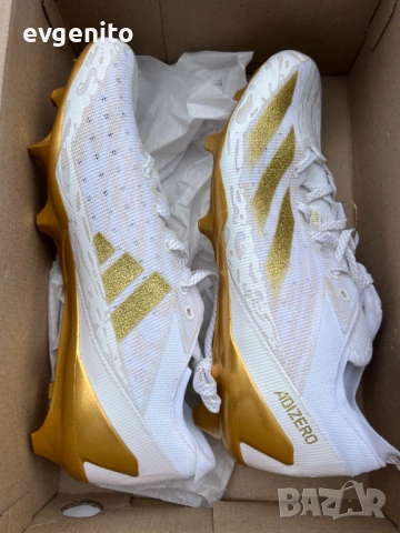Adidas Adizero Electric White/Gold футболни маратонки размер 45.5, снимка 3 - Маратонки - 54391266