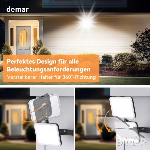 SOLLA-Plus 200W LED външен прожектор 20000LM, 6000K, IP65, снимка 3 - Външни лампи - 54329592