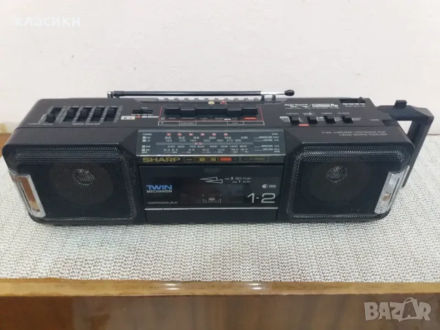 SHARP WQ-T242. Двукасетъчен. , снимка 3 - Радиокасетофони, транзистори - 55330913
