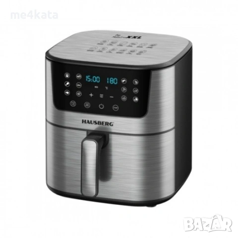 Дигитален въздушен фритюрник Hausberg HB-2363IN – 7.5L, тъч дисплей, 12 програми, снимка 2 - Друга електроника - 54263237