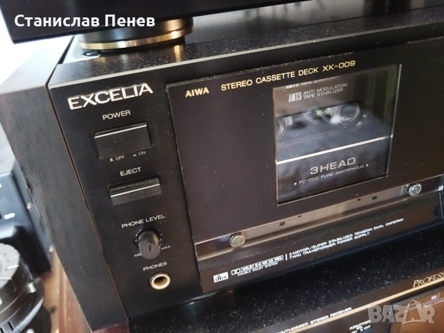 AIWA Excelia XK-009 Stereo Cassette Deck, снимка 2 - Декове - 55230957