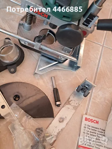 Оберфреза Bosch , снимка 6 - Други инструменти - 55633213