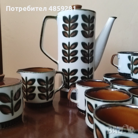 Керамичен сервиз за чай, снимка 4 - Сервизи - 55108098