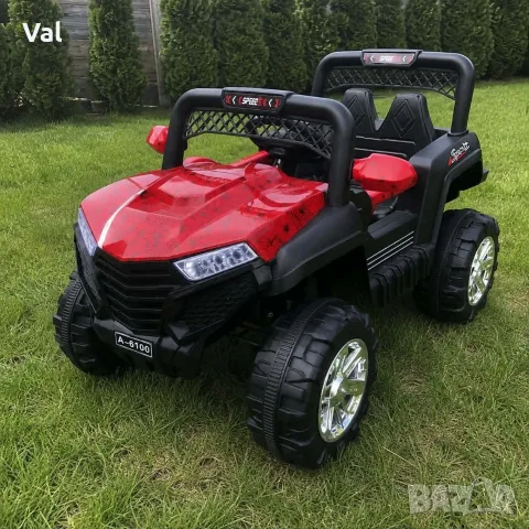 Детско електрическо бъги 4×4 с дистанционно, LED, USB и MP3 – 4 мотора