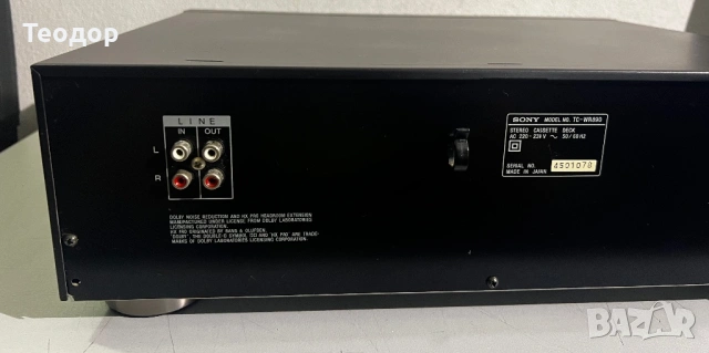 Двоен касетен дек Sony TC-WR890, снимка 8 - Декове - 54840332