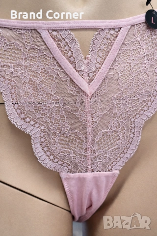 Комплект дамско бельо Hunkemöller – размер L, нежно розово с дантела, снимка 8 - Бельо - 54518771