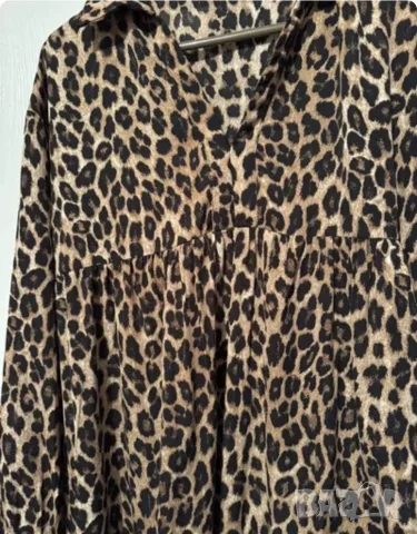 Нова дамска рокля SHEIN LUNE Leopard Print М-Л, снимка 15 - Рокли - 55320956