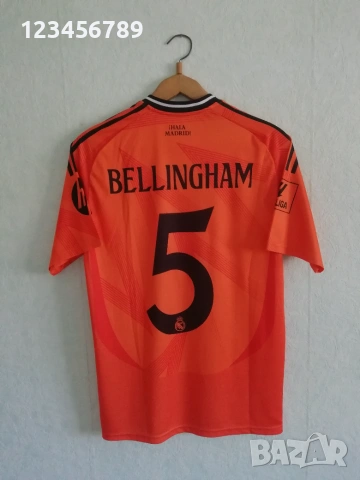 Real Madrid Bellingham Adidas тениска нова футболна фланелка Реал Мадрид Белингам екип 