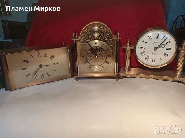 Три германски настолни часовници