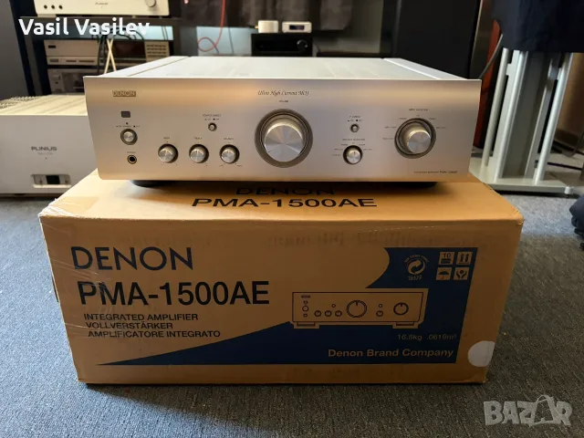 Усилвател Denon PMA-1500AE Made in Japan като нов, пълен комплект, снимка 3 - Ресийвъри, усилватели, смесителни пултове - 55699245