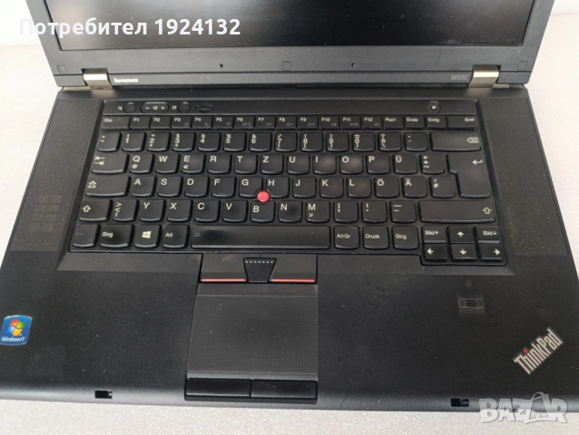 Lenovo W530 за части, снимка 3 - Лаптопи за работа - 53971421