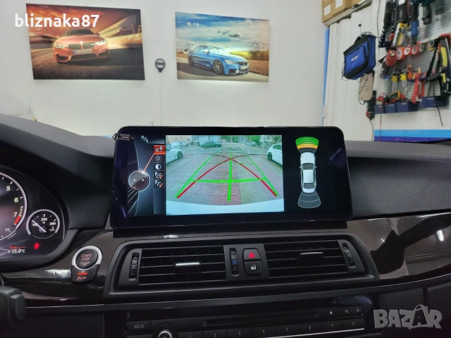 Навигация с ANDROID 14 8GB RAM 128GB HDD BMW F10 F11 БМВ Ф10 Ф11 CIC NBT + Apple Carplay, снимка 7 - Аксесоари и консумативи - 36123388