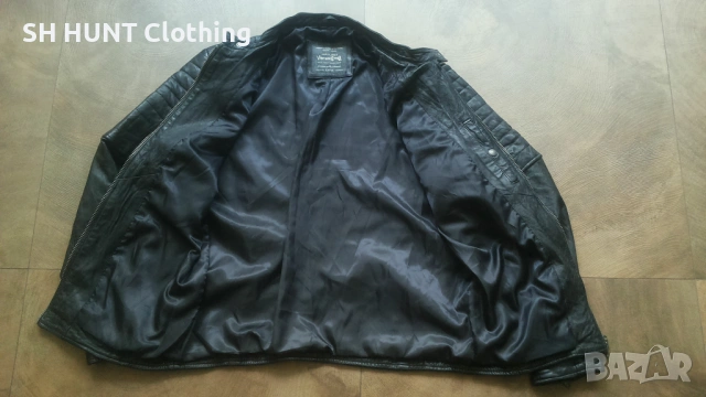 Jack & Jones RICHARD LEATHER Jacket Размер L мъжко яке естествена кожа 15-27, снимка 12 - Якета - 54803773