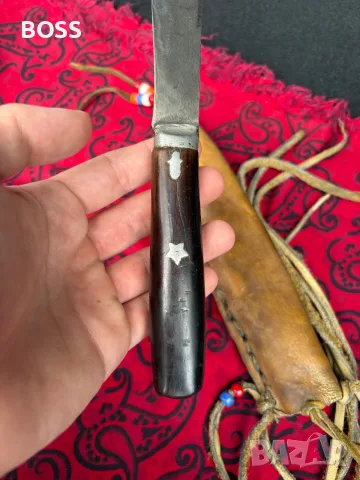 Стар нож Skinner 1868, снимка 7 - Ножове - 55671533