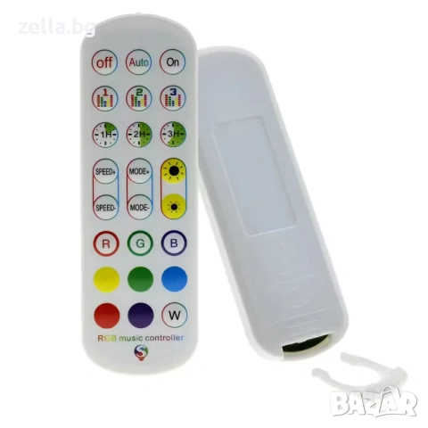 Smart WiFi RGB LED контролер Tuya, дистанционно с 24 бутона, димер, музикален и гласов контрол 10332, снимка 11 - Друга електроника - 54672329