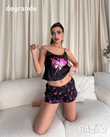 🎀Дамски Комплект спално бельо🎀Victoria's Secret🎀 100% сатен , снимка 2 - Бельо - 54812869