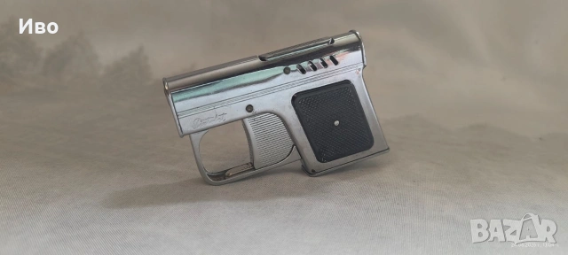 Ретро бензинова запалка „Pistolet“ (Făgăraș) – Соц сувенир, Нова / Перфектна!, снимка 2 - Колекции - 55059073