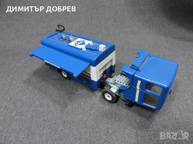 СТАРА РЕТРО МЕТАЛНА КОЛИЧКА SIKU V331 MAN КАМИОН ЦИСТЕРНА ARAL, снимка 8 - Колекции - 54632532
