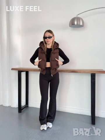 ✨Дамски Елеци с Качулка , снимка 3 - Елеци - 54054736