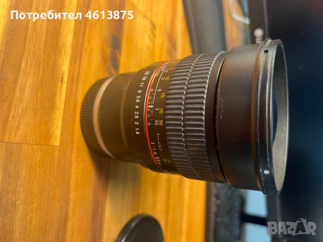 85 мм f/1.4 от Samyang E-MOUNT SONY fullframe
