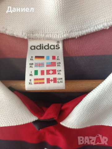 Ретро футболна тениска Adidas , снимка 4 - Футбол - 54802189