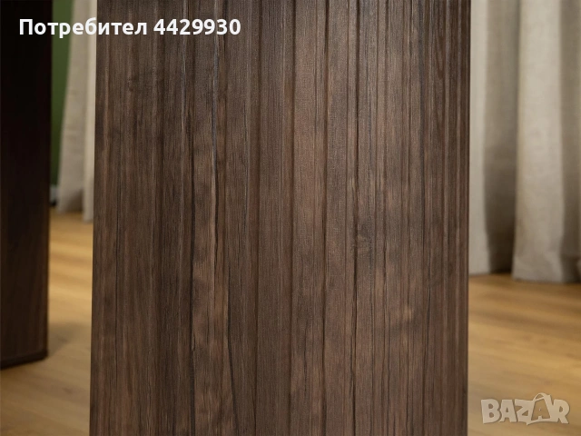 Comfivo Ulma Table (Walnut) for dining (or office). New, (one week old) from Mebeli bg., снимка 4 - Маси - 55274963