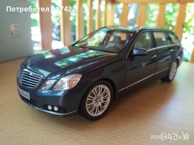 1:18 Метален модел на Mercedes S212 E-Klasse T-Modell / Tenorit Grau / 2009- Minichamps, снимка 9 - Колекции - 55531511