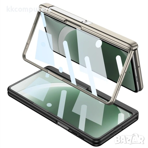 GKK за Motorola Razr Fold 5G Магнитен Калъф с Панта, Стойка, Слот за Карта и Скрийн Протектор от Зак, снимка 7 - Калъфи, кейсове - 55174677