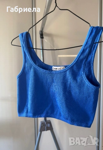 Син кроп топ от New Yorker