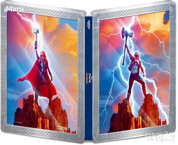 Thor: Love and Thunder /  EXCLUSIVE COLLECTOR EDITION 4K Ultra HD Steelbook +  Blu-ray) без Бг суб, снимка 2 - Blu-Ray филми - 54772750