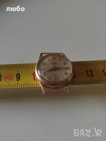 ЗЛАТЕН ДАМСКИ ЧАСОВНИК 18 К-0,750, снимка 9 - Мъжки - 54883780