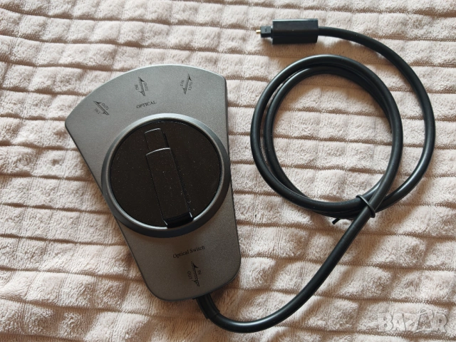 Optical / Toslink SPDIF Switch 3x1 | Audio Switcher за TV, PS5, Soundbar