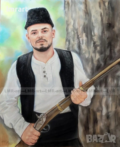 Рисувам ръчно  ПОРТРЕТИ  с пастели, маслени бои и графит., снимка 3 - Картини - 54821292