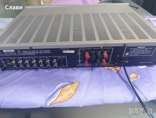 Усилвател NIKKO NA-700, снимка 8 - Ресийвъри, усилватели, смесителни пултове - 54904469