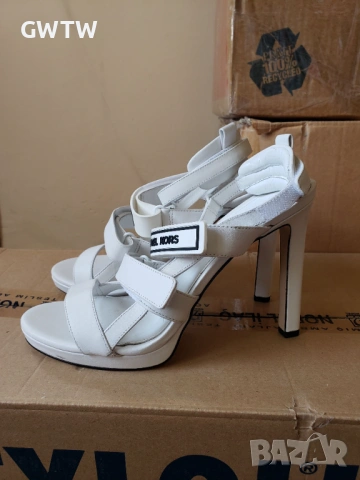 Michael Kors Demi Leather Sandal, естествена кожа, снимка 9 - Сандали - 54185496