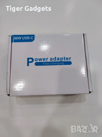 96W USB-C зарядно за MacBook Pro / Air + USB-C към USB-C кабел 2 м (ново), снимка 4 - Лаптоп аксесоари - 54491690