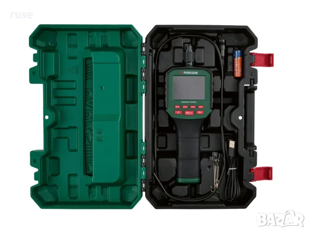 НОВА! Ендоскопска камера Parkside IP67 2.8" TFD дисплей инспекционна камера с куфар, снимка 3 - Други инструменти - 55566088