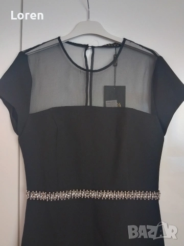 Ново!Дамска елегантна/официална черна рокля 👗, снимка 4 - Рокли - 54881208