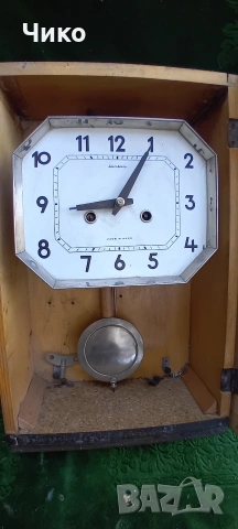 Стенен руски работещ часовник"Янтар", снимка 2 - Стенни часовници - 54125929
