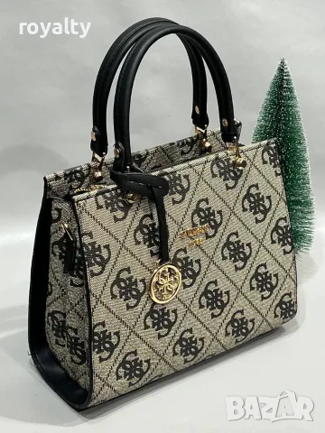 Guess Нова Дамска Кожена Чанта Различни Цветове , снимка 8 - Чанти - 55618219