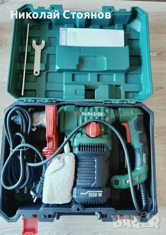 Перфоратор Parkside 5J PBH 1550W C1, снимка 2 - Перфоратори - 55406240