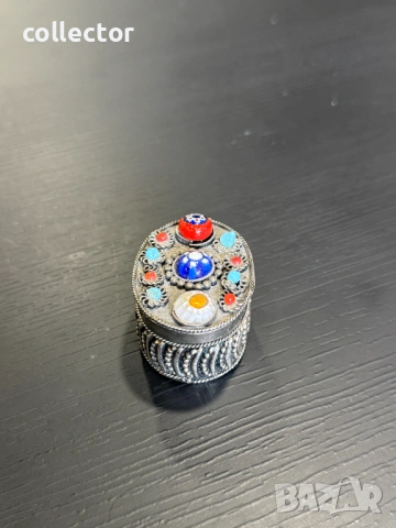 Ръчно изработена ориенталска кутийка. №8064, снимка 5 - Антикварни и старинни предмети - 54051593