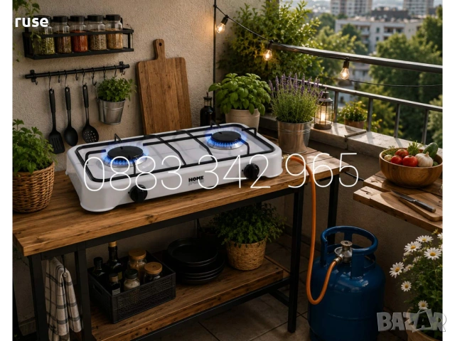 НОВИ! Газов котлон двоен 2х2.8 KW с две горелки, снимка 3 - Котлони - 55211413